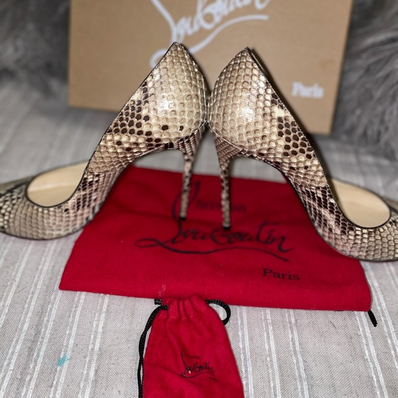 Christian Louboutin Python Pumps100 mm - Picture 5 of 11